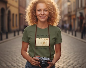 Vintage Camera T-Shirt | Garment-Dyed Heavyweight Tee