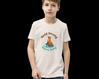Sea Lion Shore Song Kids Tee, Ocean Animal Encouragement Shirt