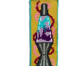DIGITAL PDF PATTERN Lava Lamp Crochet Tapestry