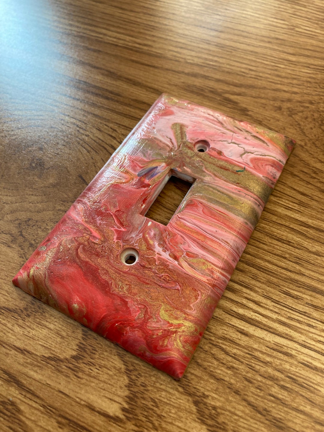 Dirty Pour Light Switch Cover Etsy