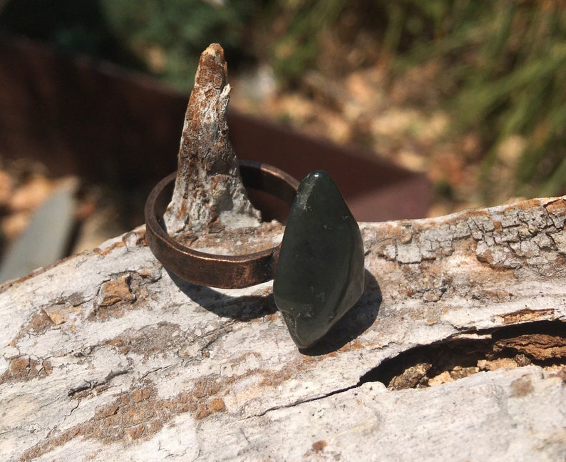Big Sur Jade Ring Size 7