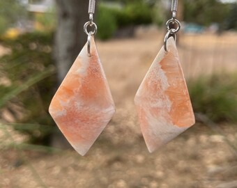 Scolecite Earrings