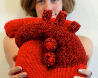 I Give You My Heart - Pillow Knitting Pattern