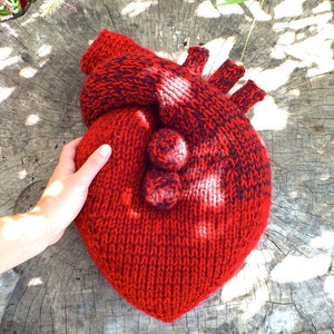 I Give You My Heart Pillow Knitting Pattern image 3