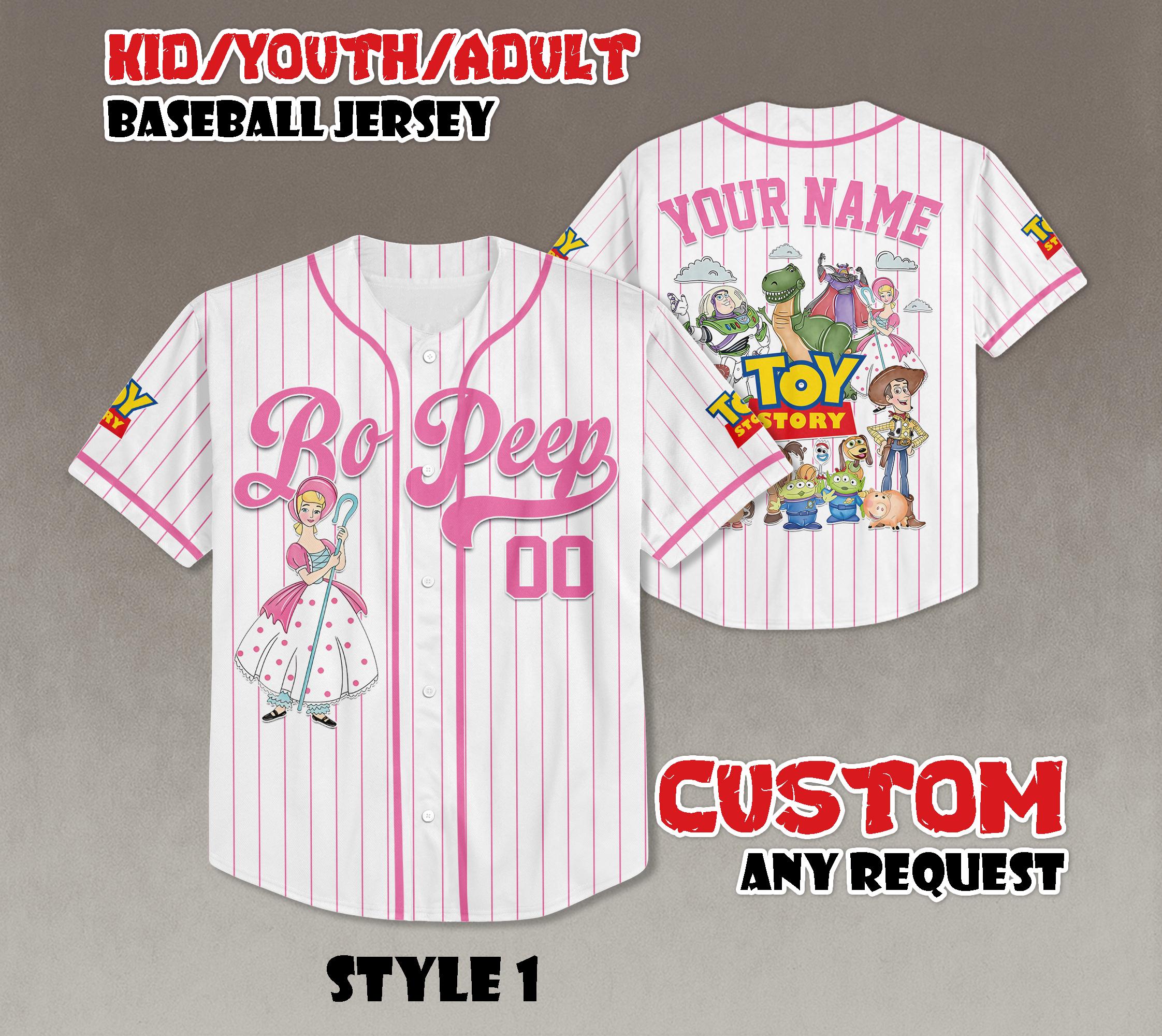 Discover Custom Toy Story Bo Peep Baseball Jersey, Fan Gift