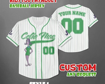 Kundenspezifisches Disney Monster Inc Boo Baseballtrikot, Geburtstagsgeschenk für Monster Inc Fans Familie