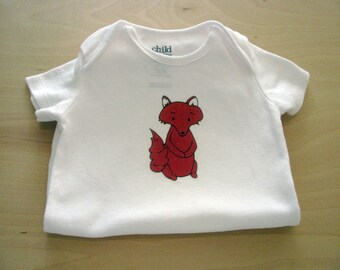 Baby Fox - Fantastic Baby One Piece Bodysuit, Short Sleeve, Infant - Size 3-6 Months, Nursery