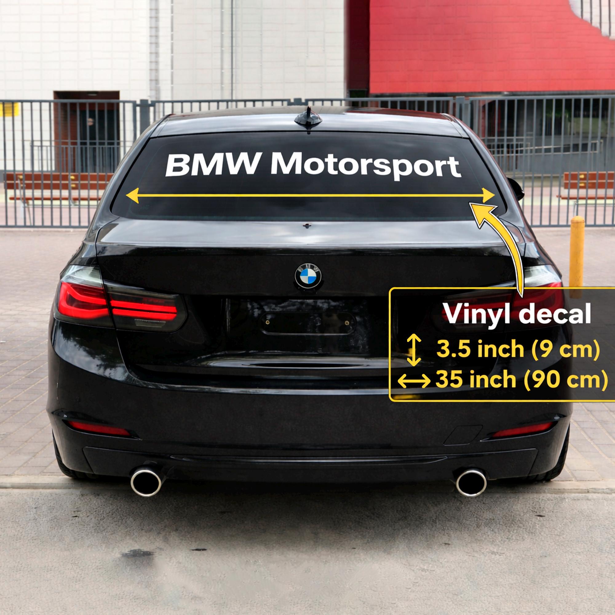 Adesivo In Vinile Per Auto 3S Motorline | 6 Cm | Colore Bianco Opaco | Decalcomania Fustellata Per Carrozzeria Esterna