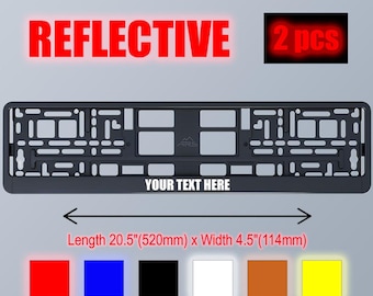 Custom License Plate Frames