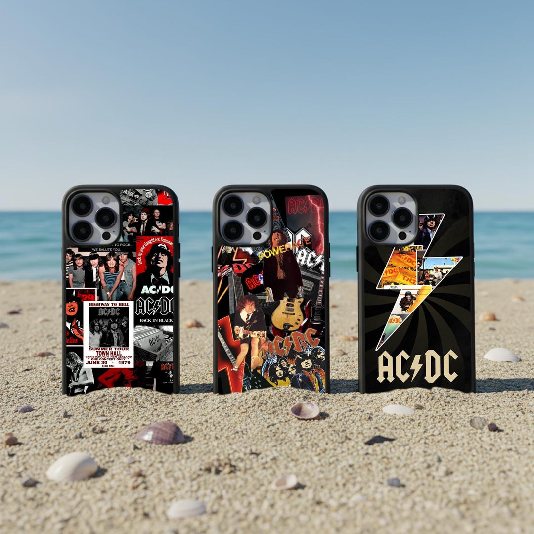 ACDC Inspired Custom Phone Case iPhone 17 16 15 14 13 12 11 Case ...