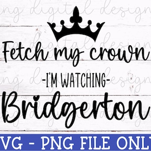 Bridgerton-SVG | Bridgerton-svg kijken | Cricut gesneden bestanden | Silhouet gesneden bestanden | Digitale png-bestanden | Direct downloaden