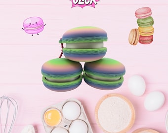 Rainbow Macaron Fidget Clicker