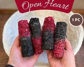 Open Heart Sage Bundle Invite Connection Warm Energy Ritual Home Atmosphere Relationship Gift Loving Space Decor