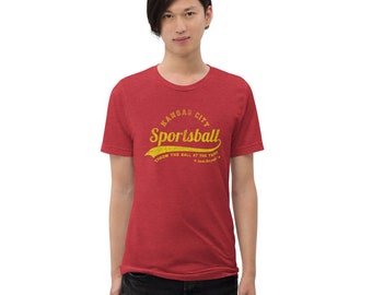 Sportsball Red Heather Unisex T-Shirt