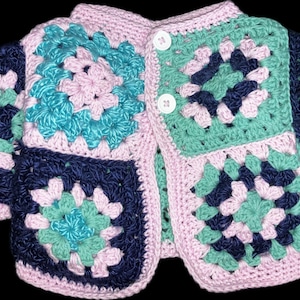 Newborn Crochet Cardigan, **The Gigi**