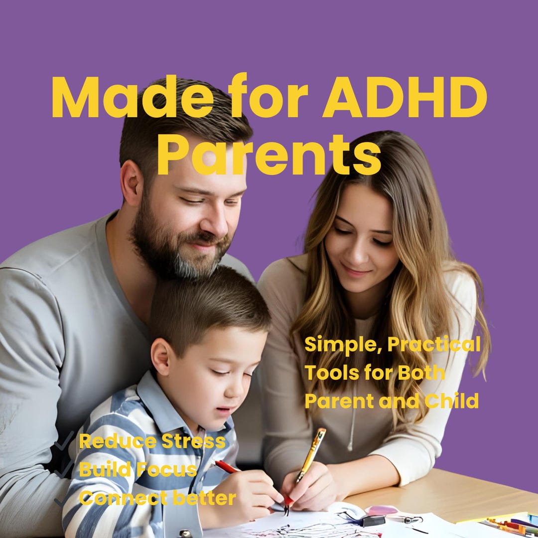 ADHD Parenting Guide (parents With ADHD) + Superhero Theme Printable ...