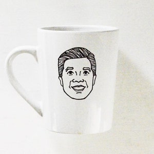 taza de retrato para papá, regalo personalizado para papá, taza de papá personalizada, taza de café personalizada, regalo para papá de niños, relleno de medias para papá imagen 3