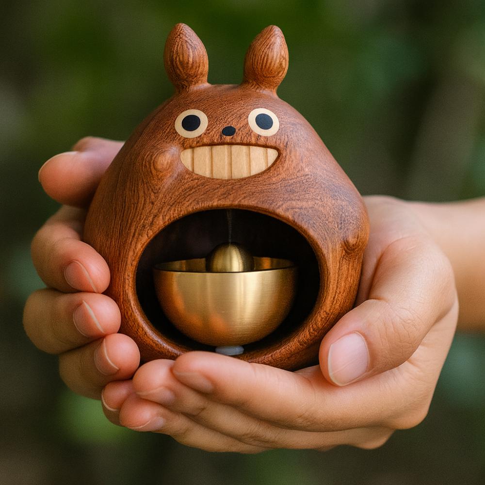 Wooden Totoro Door Bell - Etsy