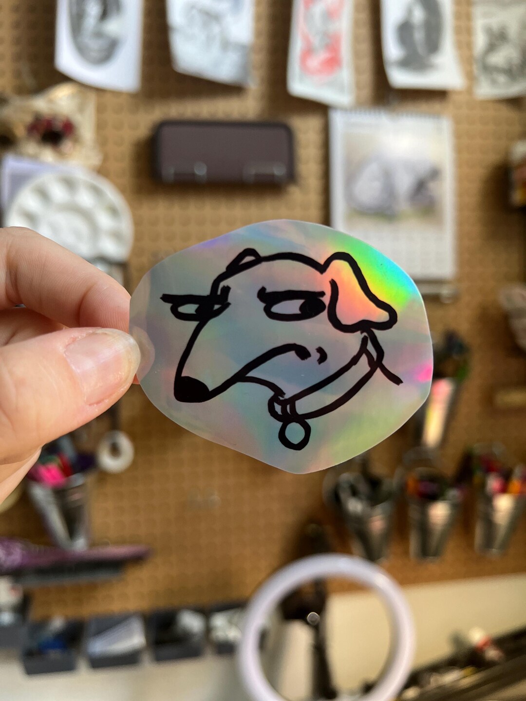 Bombastic Side Eye Dog Sticker - Etsy