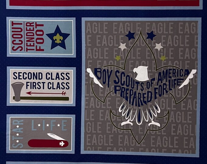 Eagle Scout Panelmodern Scouting Line From Riley Blake Designs