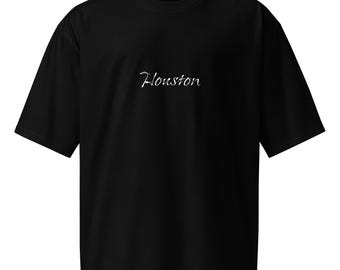 Houston oversized zwaargewicht T-shirt