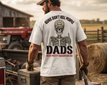 Funny Dad Skull PNG Fathers Graphic Typography Digital Download Black Red Family Artwork