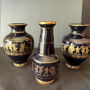 Hand Made in Greece 24k Gold Vase - Etsy
