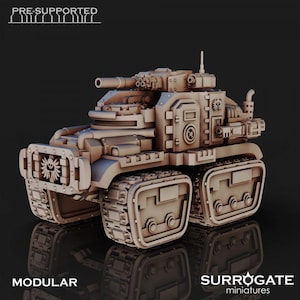 Storm Breaker attackfordonsmodulbyggsats | Skala 28 mm 32 mm | Surrogate Miniatures Sci-Fi Grimdark APC Tank Proxy | Pro Primed