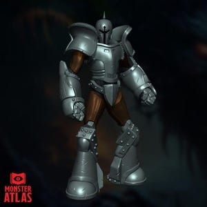 Shield Guardian Construct Monster Atlas | 28mm 32mm 54mm 75mm 100mm Scale | D&D Pathfinder Golem Wizard Bodyguard Boss | Pro Primed