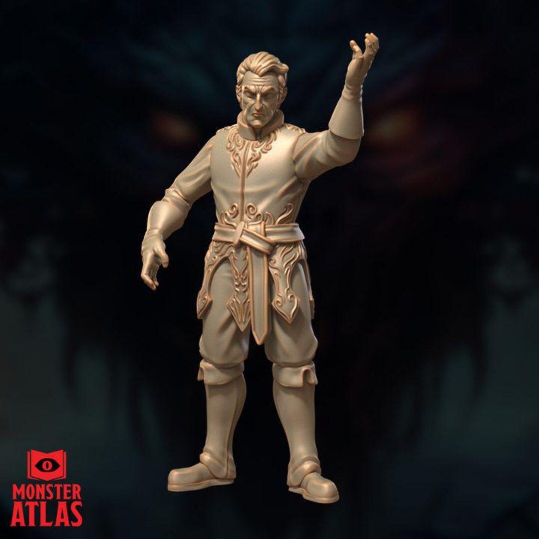 Tenser Archmage Monster Atlas | 28mm 32mm 54mm 75mm 100mm Scale | D&D ...
