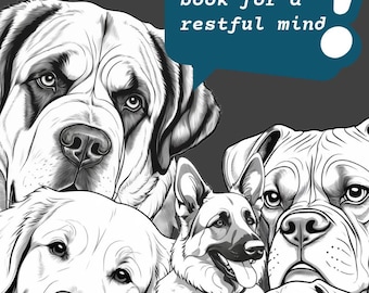 Happy Hounds - Coloring book for mindful relaxation!