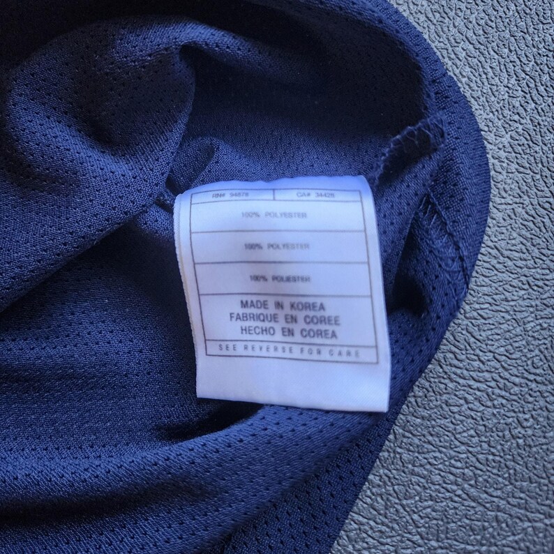Vintage Nike New England Patriots Center Swoosh Navy Mesh Shirt XXL image 7