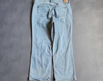 Vintage Levi's Women Bootcut Blue Denim Jeans 20W Short