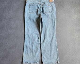 Vintage Levi's Women Bootcut Blue Denim Jeans 20W Short