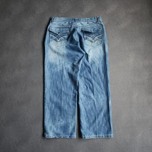 00s 古着 Mecca デニムパンツ ワイド baggy Y2K B系 シティ Mecca Jeans - Etsy