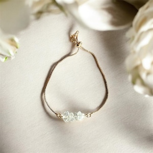 Gestapeltes Stein Armband | Symbolischer christlicher Schmuck | Josua 4: 4-7