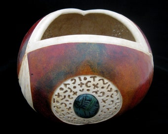 Dragon Veins - Gourd Art Bowl