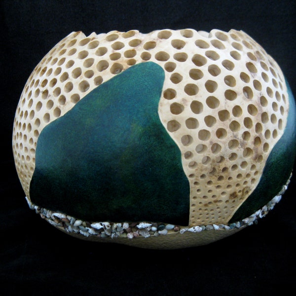 Seafoam Gourd Cup