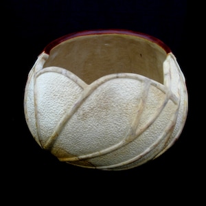 Marble Currents -  Gourd Art Bowl