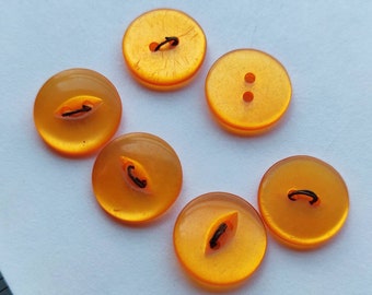 Vintage Orange Buttons, Sewing, Button Clothes, Vintage Buttons, Notions, Crafting, Closures, Fasteners