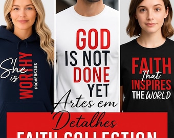 Camisetas Cristãs Estilosas – Fé com Estilo para Todas as Estações