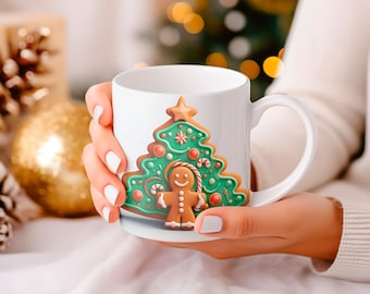 Personalized Christmas Mug - Christmas Gift with Personalized Name - Coffee Cup 11oz/15oz - Ceramic Mug