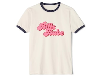 Vintage Style Bills Babe Ringer Tee: Buffalo Football, Game Day