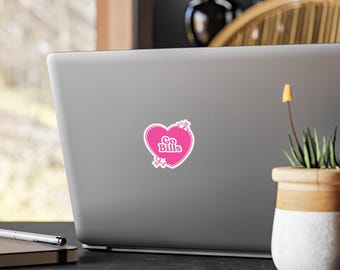 Go Bills Heart Vinyl Decal, Sports Fan Sticker