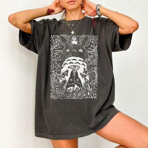 Vintage My Neighbor Totoro Sketch Shirt: Studio Ghibli Anime Tee