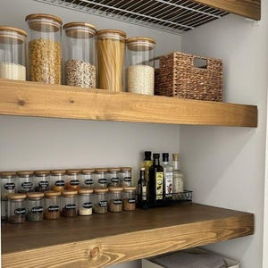 Wire Shelf Cover, Wood Shelf Covers Custom Made, Removable Wood Shelving for Pantry, Bathroom, Linen Closet or Laundry room liners