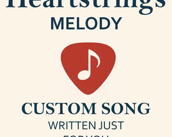 Custom Song: Personalized Music Gift for Anniversary, Birthday (MP3 Digital Download)