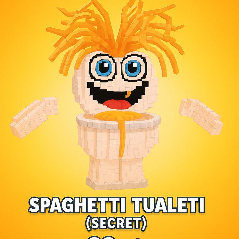 Spaghetti Tualetti | 60M/s | 1 Unit | Steal a Brainrot | Fast Delivery