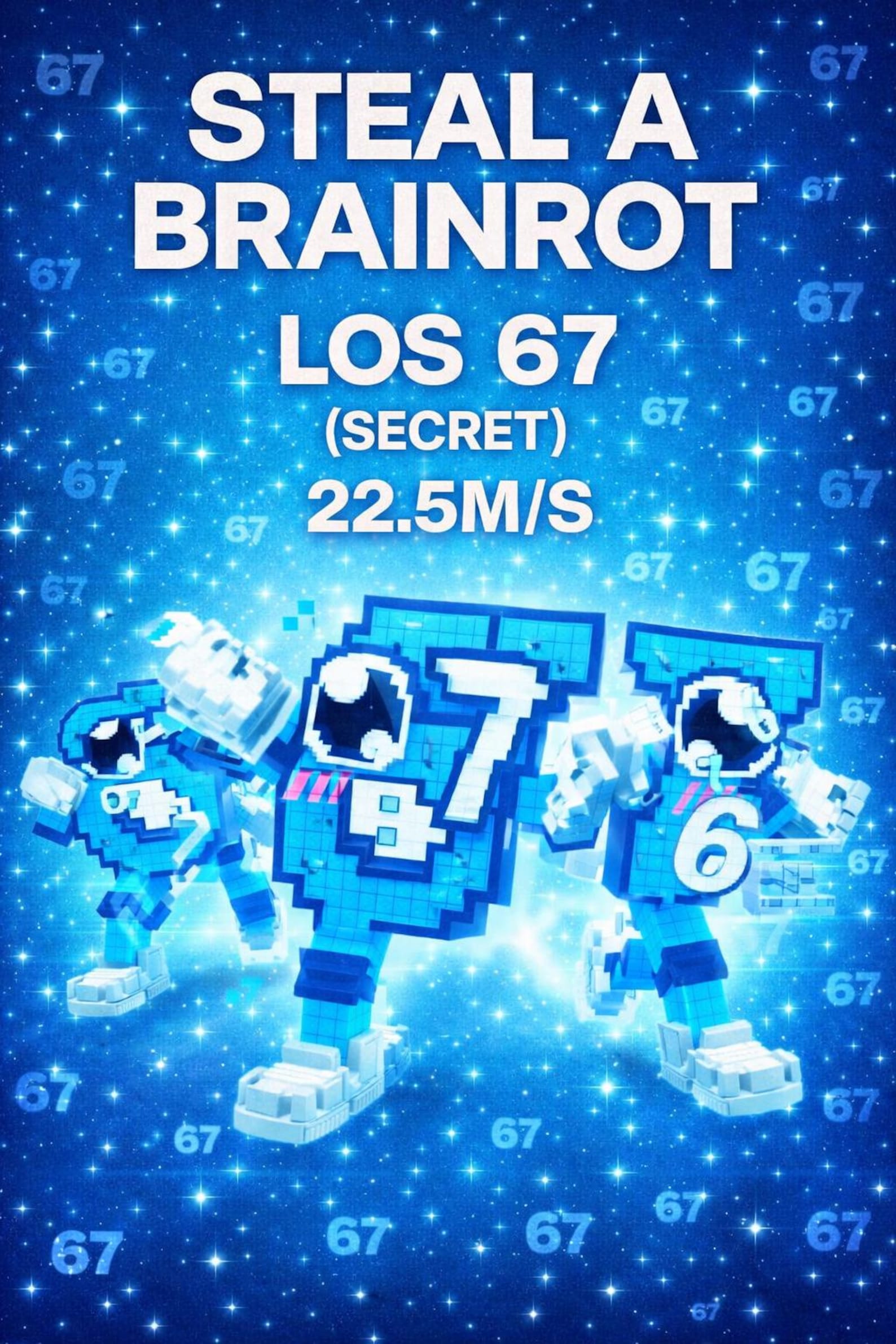 Los 67 Ritual Roblox Steal A Brainrot - Los 67 | Secret | 22.5m/s | (1 PIECE) | - Etsy