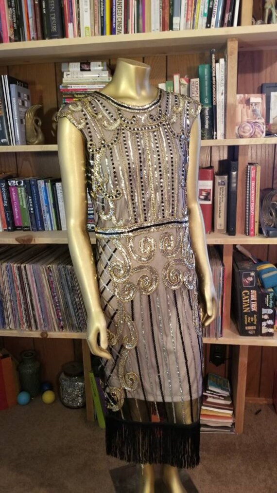 Glitzy Gold Party Dress